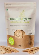 Nourish and Grow Sourdough Bark