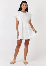 Twilight Mini Dress - White Eyelet