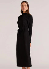 Carmon Midi Dress - Black
