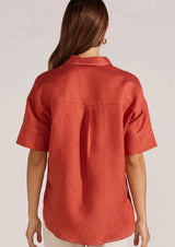 Evalina Resort Shirt - Rust