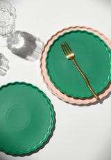 Ceramic Side Plate - Set of 2 (Forest Green)