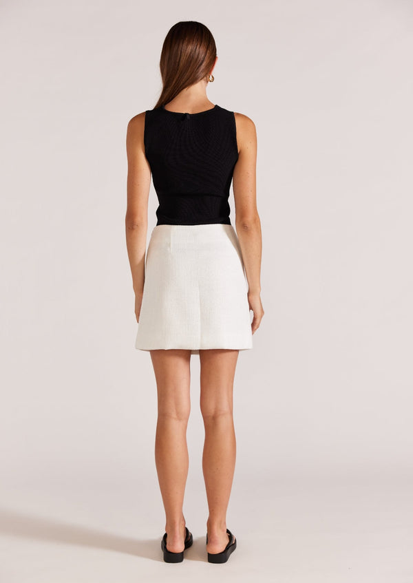 Avril Mini Skirt - White